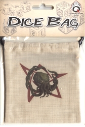 DICE BAG -  CALL OF CTHULHU COLOR (BEIGE) -  Q-WORKSHOP