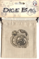 DICE BAG -  STEAMPUNK (BEIGE) -  Q-WORKSHOP