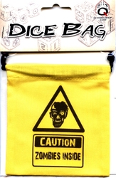 DICE BAG -  ZOMBIE (YELLOW) -  Q-WORKSHOP