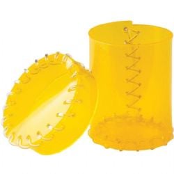DICE CUP -  AGE OF PLASTIC - YELLOW