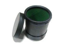 DICE CUP -  ROUND PLASTIC WITH LINING