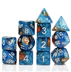 DICE HABIT -  ACRYLIC, BETTA -  12 DICE RPG SET ACRYLIC