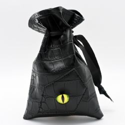 DICE HABIT -  DRAGON EYE LEATHER BAG - PARAKEET -  DICE BAG