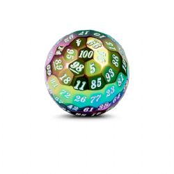 DICE HABIT -  METAL D100 DICE - IRIDESCENCE METALLIC -  D100 DICE
