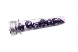 DICE HABIT -  RESIN, PURPLE -  7 DICE RPG SET RESIN