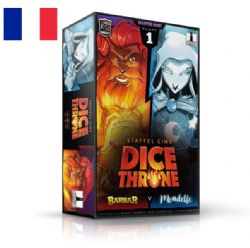 DICE THRONE -  BARBARE CONTRE ELFE LUNAIRE (FRENCH) -  SAISON UNE 1