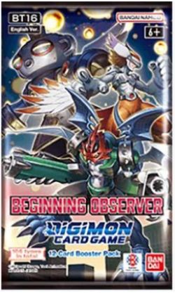 DIGIMON CARD GAME -  BEGINNING OBSERVER - BOOSTER PACK (P12/B24)(ENGLISH) BT16