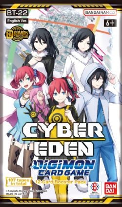 DIGIMON CARD GAME -  CYBER EDEN - BOOSTER PACK (P12/B24)(ENGLISH) BT22