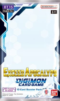 DIGIMON CARD GAME -  EXCEED APOCALYPSE - BOOSTER PACK (P12/B24)(ENGLISH) BT15