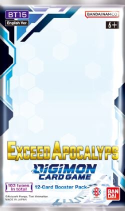 DIGIMON CARD GAME -  EXCEED APOCALYPSE - BOSSTER PACK (P12/B24)(ENGLISH) BT15
