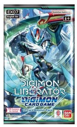 DIGIMON CARD GAME -  LIBERATOR - EXTRA BOOSTER PACK (P12/B24)(ENGLISH) EX07 -  DIGIMON LIBERATOR