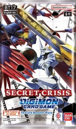 DIGIMON CARD GAME -  SECRET CRISIS - BOOSTER PACK (P12/B24)(ENGLISH) BT17