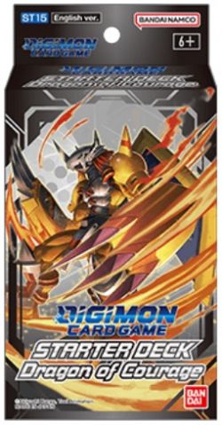 DIGIMON CARD GAME -  STARTER DECK - DRAGON OF COURAGE (ENGLISH) ST15