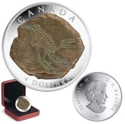 DINOSAUR FOSSILS -  DROMAEOSAURUS -  2010 CANADIAN COINS 04