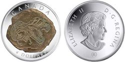 DINOSAUR FOSSILS -  TYRANNOSAURUS REX -  2009 CANADIAN COINS 03