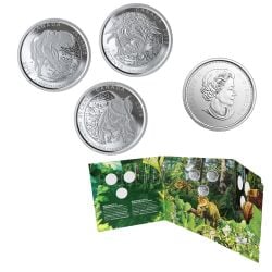DINOSAURS OF CANADA - 25-CENT COIN SET -  2019 CANADIAN COINS
