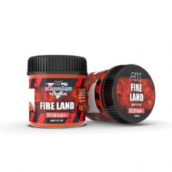 DIORAMA SERIES -  WARGAME TERRAIN FIRE LAND -  AK INTERACTIVE