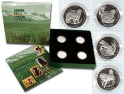 DISCOVERING NATURE -  CANADA'S BEST FRIENDS - 4-COIN SET -  1997 CANADIAN COINS 03