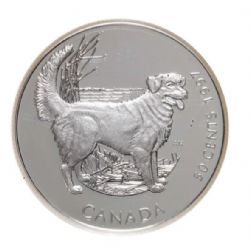 DISCOVERING NATURE -  CANADA'S BEST FRIENDS - NOVA SCOTIA RETRIEVER -  1997 CANADIAN COINS 02