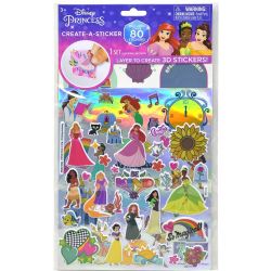 DISNEY -  CREATE YOUR 3D STICKERS -  DISNEY'S PRINCESSES