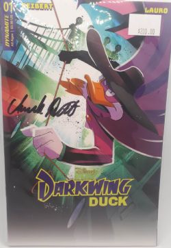 DISNEY -  DARKWING DUCK #1 COVER W SIGNED 1