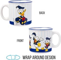 DISNEY -  DONALD DUCK JUMBO CAMPER MUG - SAILOR (20 OZ)