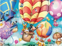 DISNEY -  HOT AIR BALLOON (300 PIECES) -  MICKEY AND FRIENDS
