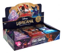 DISNEY LORCANA -  BOOSTER PACK (ENGLISH) (P12/B24/C4) ***LIMIT OF 1 BOOSTER BOX PER CUSTOMER*** -  THE FIRST CHAPTER