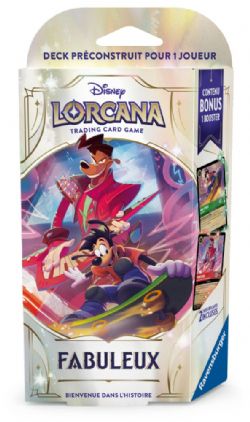 DISNEY LORCANA -  DECK DE DÉMARRAGE - POWERLINE & MAX (FRENCH) -  FABULEUX