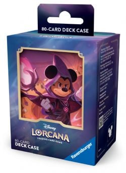 DISNEY LORCANA -  PLASTIC DECK BOX - MICKEY (80+) -  REIGN OF JAFAR