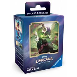 DISNEY LORCANA -  PLASTIC DECK BOX - URSULA (80+) -  ARCHAZIA'S ISLAND