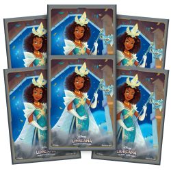 DISNEY LORCANA -  STANDARD SIZE SLEEVES - TIANA (65) - MAT -  SHIMMERING SKIES