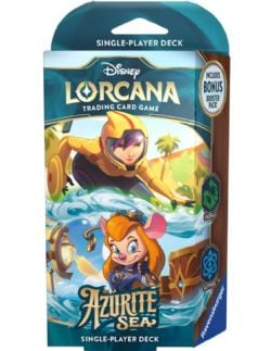 DISNEY LORCANA -  STARTER DECK - GO GO & GADGET - EMERALD/SAPPHIRE (ENGLISH) -  AZURITE SEA