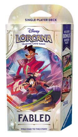 DISNEY LORCANA -  STARTER DECK - POWERLINE & MAX (ENGLISH) -  FABLED