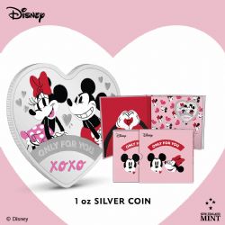 DISNEY LOVE -  MICKEY MOUSE & FRIENDS: ONLY FOR YOU -  2024 NEW ZEALAND COINS 10