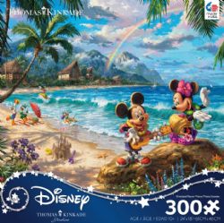 DISNEY -  MICKEY AND MINNIE IN HAWAII (300 PIECES)