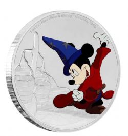 DISNEY MICKEY MOUSE THROUGH THE AGES -  FANTASIA -  2016 NEW ZEALAND MINT COINS 04