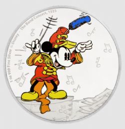 DISNEY MICKEY MOUSE THROUGH THE AGES -  THE BAND CONCERT -  2016 NEW ZEALAND COINS 01