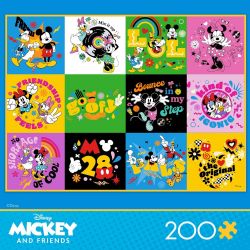 DISNEY -  MICKEY'S POSITIVE POP COLLAGE (200 PIECES) -  MICKEY AND FRIENDS