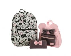 DISNEY -  MINNIE MOUSE 3 PIECE MEGA BACKPACK GIFT SET