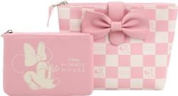 DISNEY -  MINNIE MOUSE COSMETIC & TOILETRY POUCHES - PINK