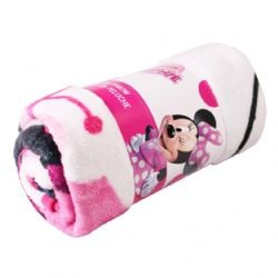 DISNEY -  MINNIE MOUSE PLUSH THROW BLANKET