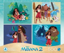 DISNEY -  MOANA 2 (4 X 500 PIECES)
