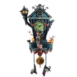 DISNEY -  NIGHTMARE CUCKOO CLOCK WITH CERTIFICATE -  THE NIGHTMARE BEFORE CHRISTMAS