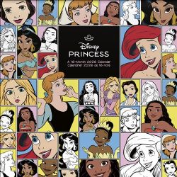DISNEY PRINCESS -  OFFICIAL 2026 CALENDAR (16 MONTH) -  DISNEY
