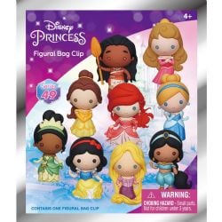 DISNEY -  RANDOM 3D FOAM BAG CLIP - SERIES 49 -  DISNEY PRINCESS