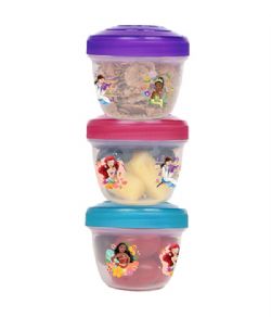 DISNEY -  SNACK BOXES (3 PCS) -  DISNEY'S PRINCESSES