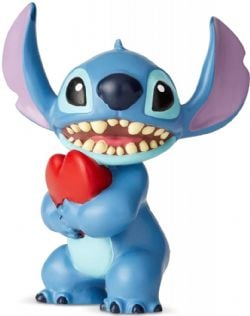 DISNEY -  STITCH WITH HEART FIGURE -  SHOWCASE COLLECTION