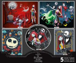 DISNEY -  THE NIGHTMARE BEFORE CHRISTMAS (5 JIGSAW PUZZLE, 2 X300, 2 X500, 1 X750 PIECES)