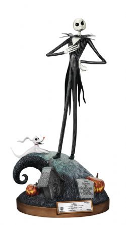 DISNEY - THE NIGHTMARE BEFORE CHRISTMAS -  JACK SKELLINGTON & ZERO FIGURE -  MASTER CRAFT